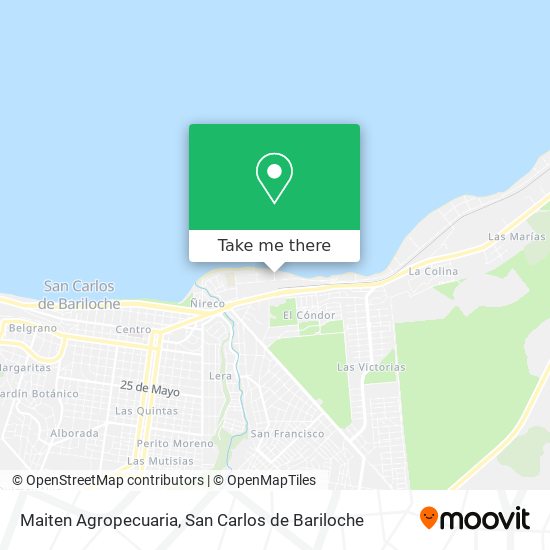 Maiten Agropecuaria map