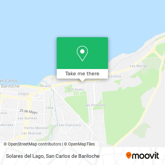 Solares del Lago map