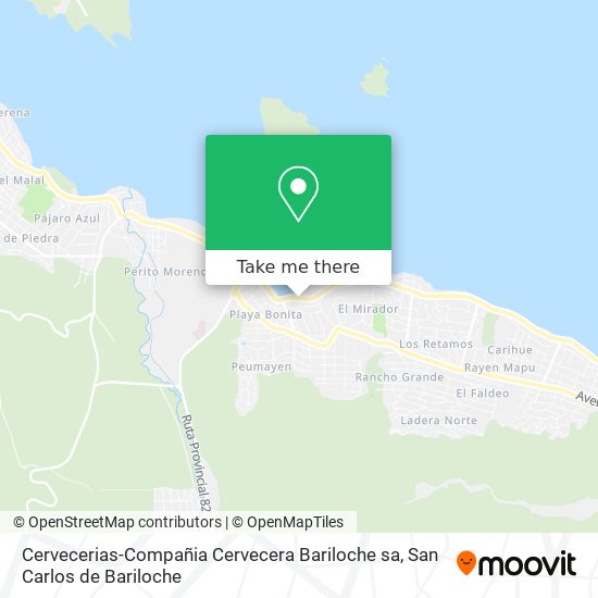 Cervecerias-Compañia Cervecera Bariloche sa map