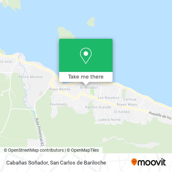 Mapa de Cabañas Soñador
