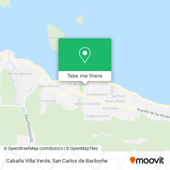 Cabaña Villa Verde map