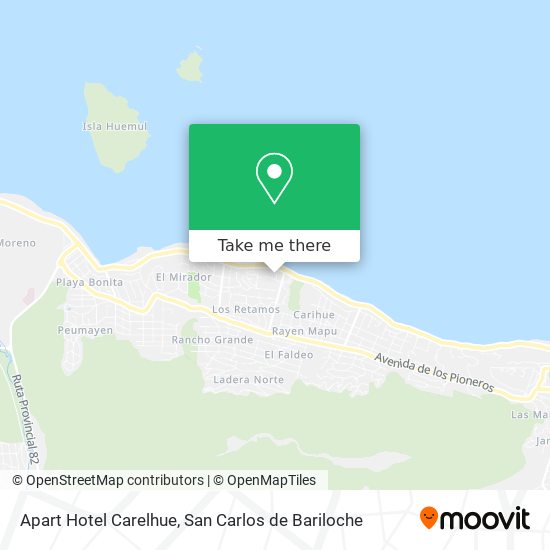 Apart Hotel Carelhue map