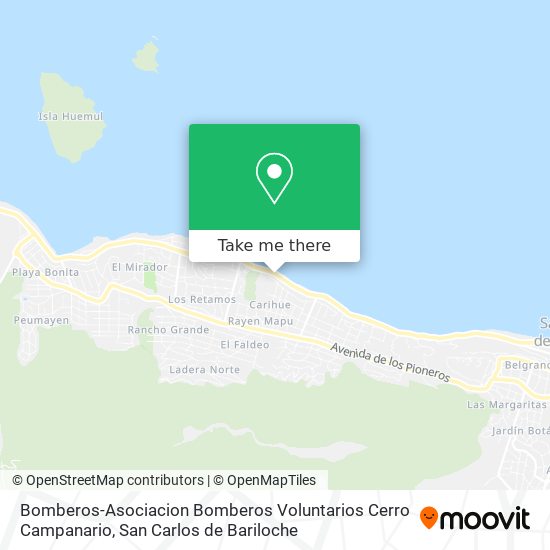 Mapa de Bomberos-Asociacion Bomberos Voluntarios Cerro Campanario