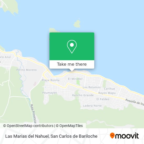 Las Marias del Nahuel map