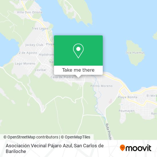 Asociación Vecinal Pájaro Azul map