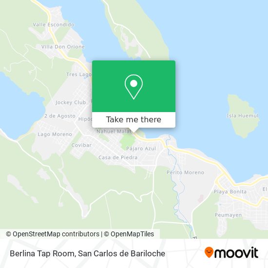 Berlina Tap Room map