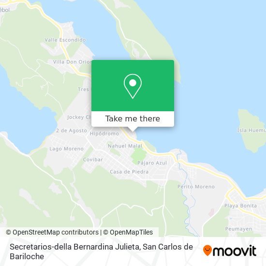 Secretarios-della Bernardina Julieta map
