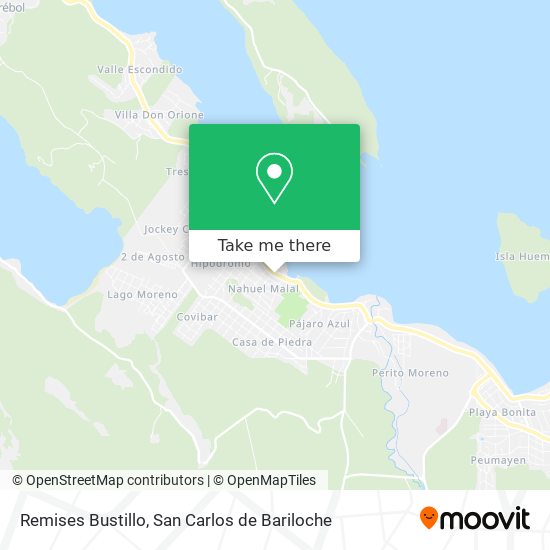 Remises Bustillo map
