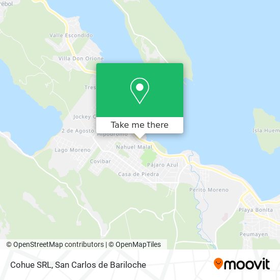 Cohue SRL map
