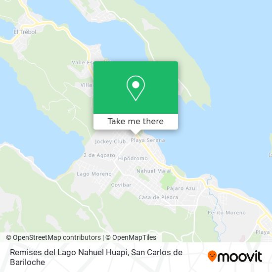 Remises del Lago Nahuel Huapi map