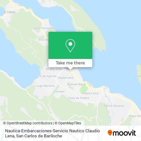 Mapa de Nautica-Embarcaciones-Servicio Nautico Claudio Lena