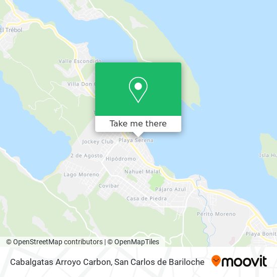Cabalgatas Arroyo Carbon map