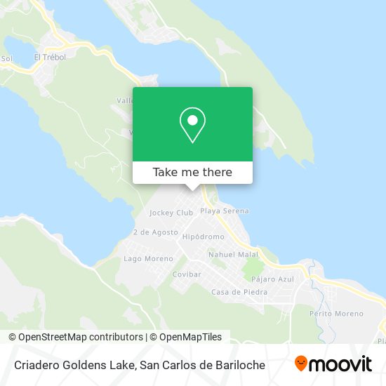 Mapa de Criadero Goldens Lake