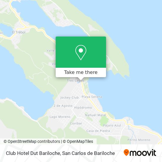 Club Hotel Dut Bariloche map