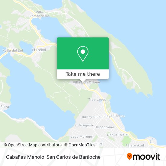 Mapa de Cabañas Manolo