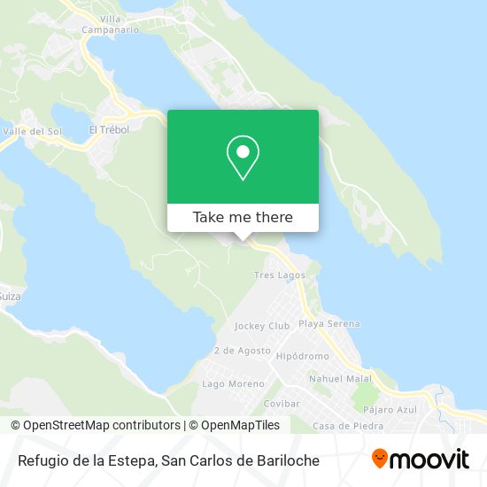 Refugio de la Estepa map