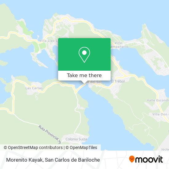 Morenito Kayak map