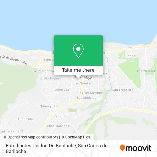 Estudiantes Unidos De Bariloche map