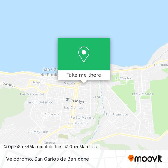 Velódromo map