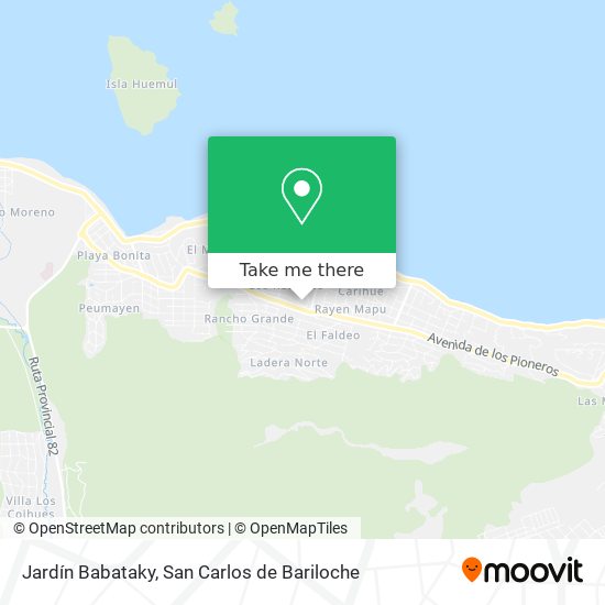 Jardín Babataky map