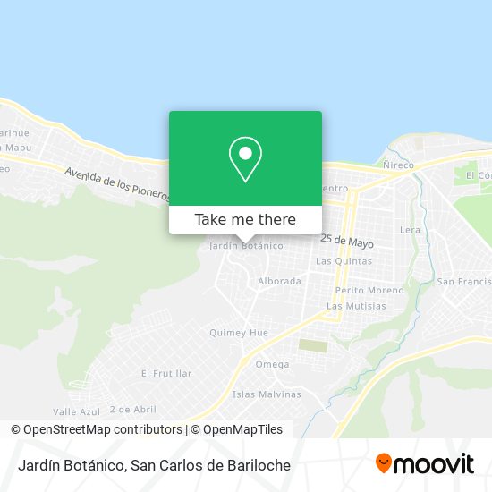 Jardín Botánico map