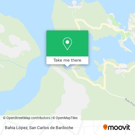 Mapa de Bahía López
