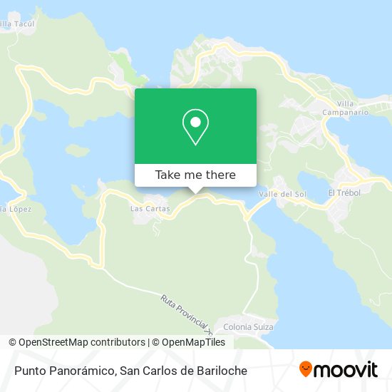 Punto Panorámico map