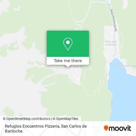 Refugios Encuentros Pizzeria map