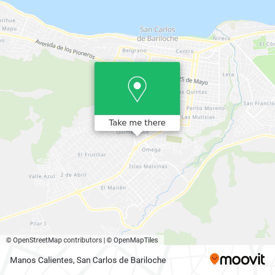 Manos Calientes map