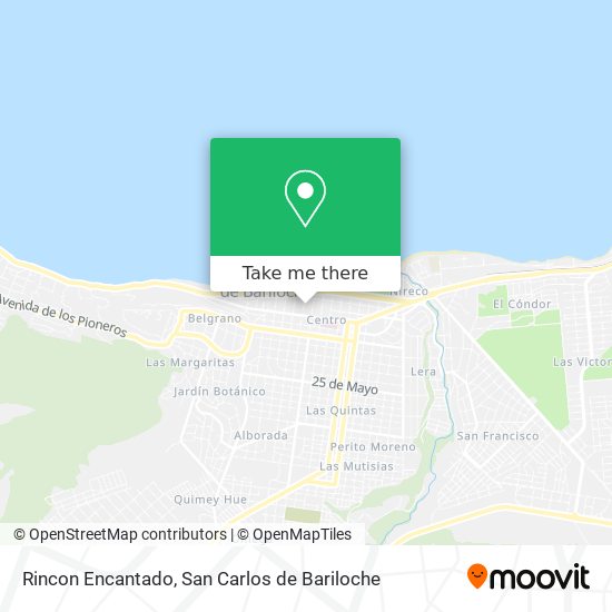 Rincon Encantado map