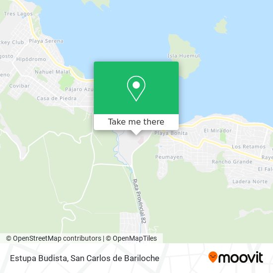 Estupa Budista map