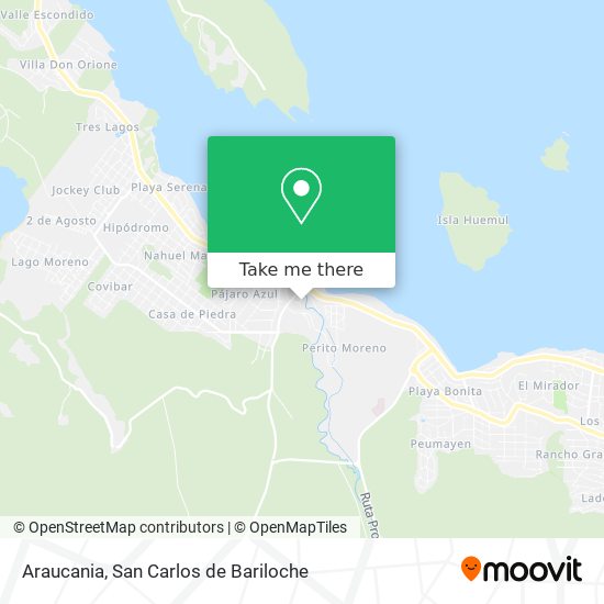 Araucania map