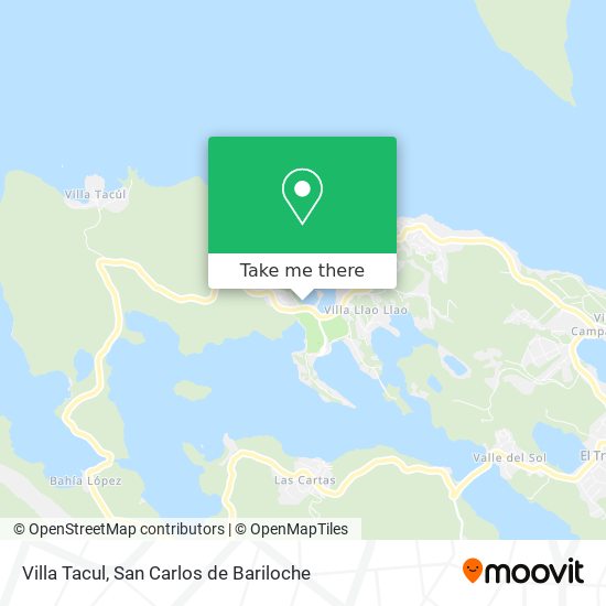 Villa Tacul map
