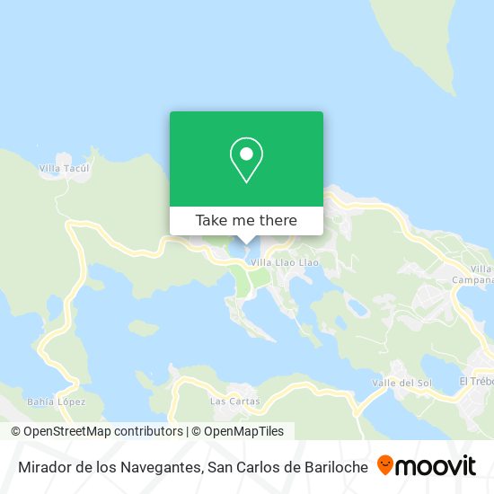 Mirador de los Navegantes map