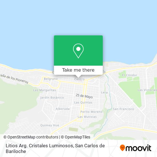 Litios Arg. Cristales Luminosos map