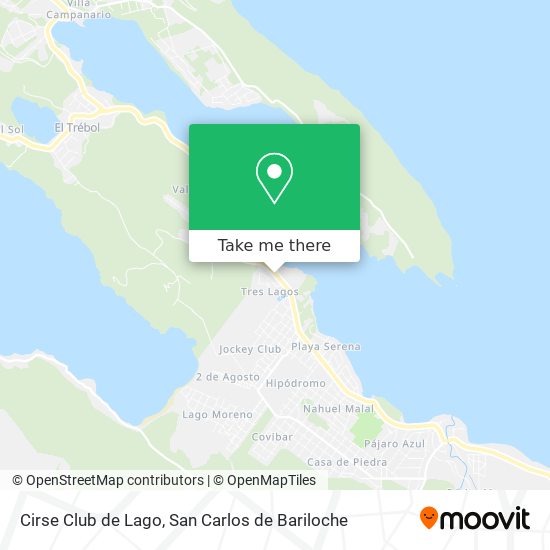 Mapa de Cirse Club de Lago