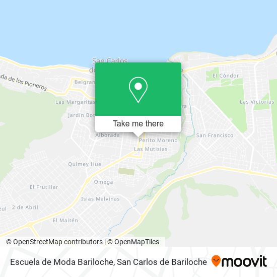 Escuela de Moda Bariloche map