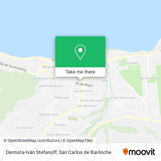 Dentista-Iván Stefanoff map