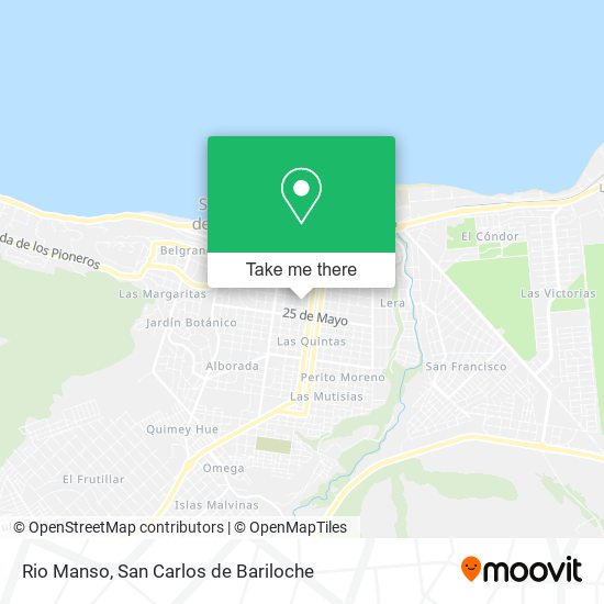 Rio Manso map