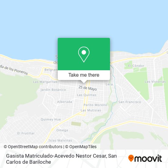 Mapa de Gasista Matriculado-Acevedo Nestor Cesar