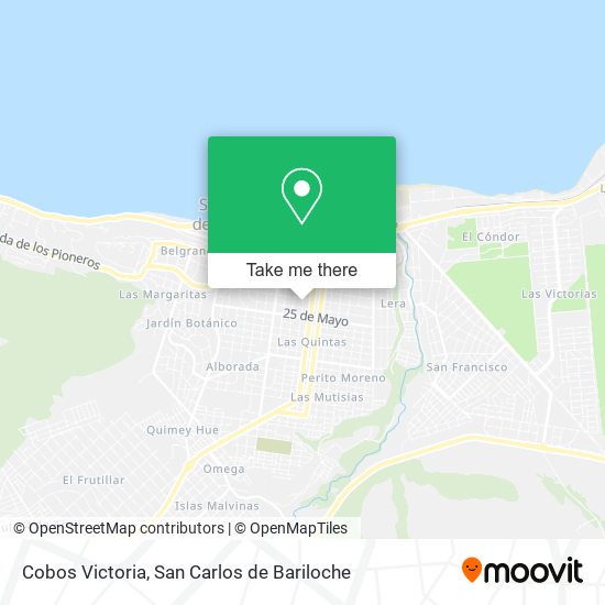 Cobos Victoria map