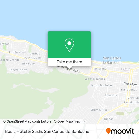 Basia Hotel & Sushi map