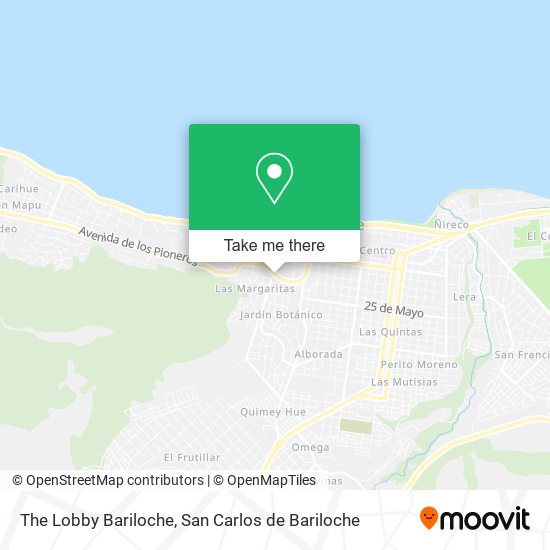 The Lobby Bariloche map