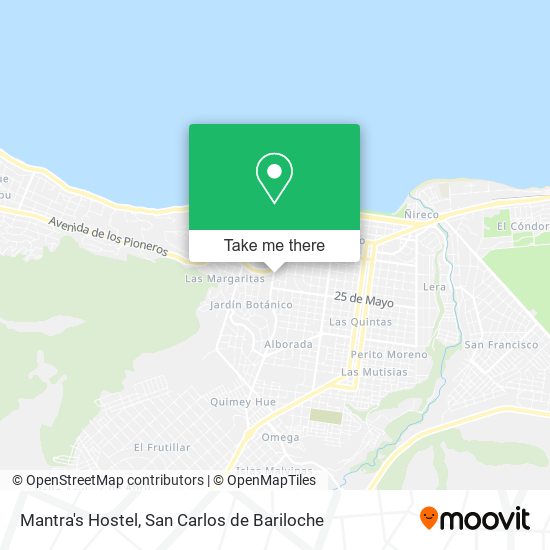 Mapa de Mantra's Hostel