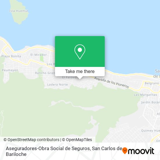 Aseguradores-Obra Social de Seguros map