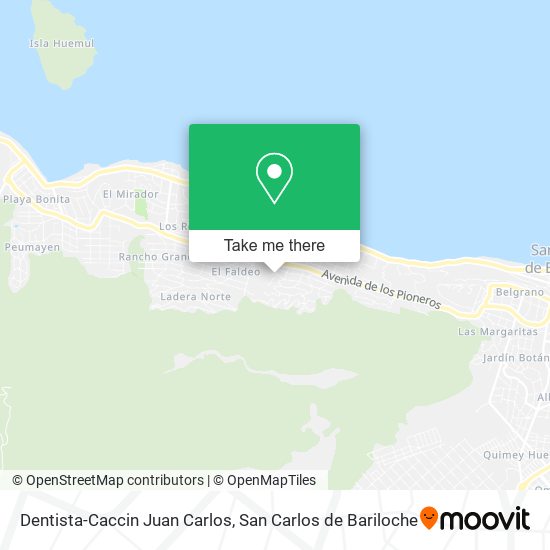 Dentista-Caccin Juan Carlos map