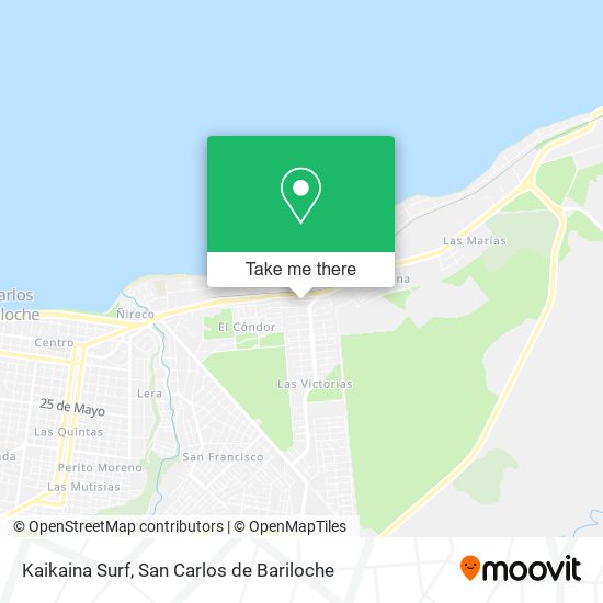 Kaikaina Surf map