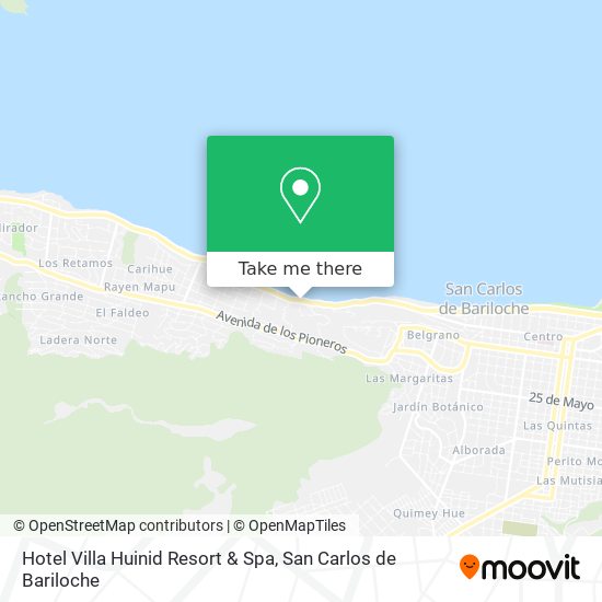 Hotel Villa Huinid Resort & Spa map