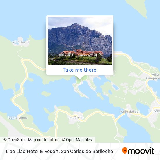 Llao Llao Hotel & Resort map