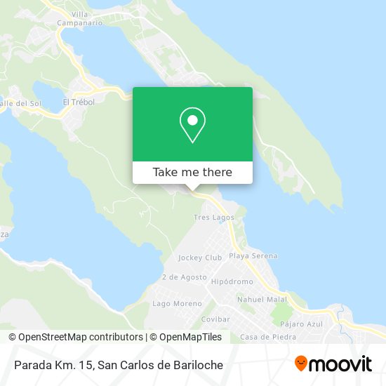 Mapa de Parada Km. 15